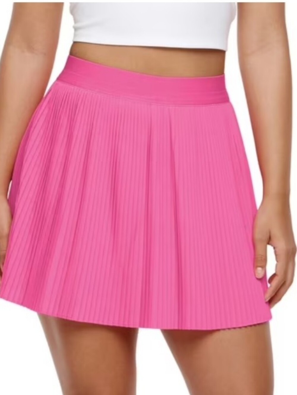 GAP Fit Hot Pink Pleated Skirt Skort 4-way Stretch Women's Size Small